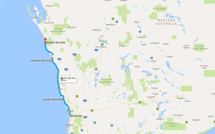 Day 9 - Map - Perth to Kalbarri.jpg