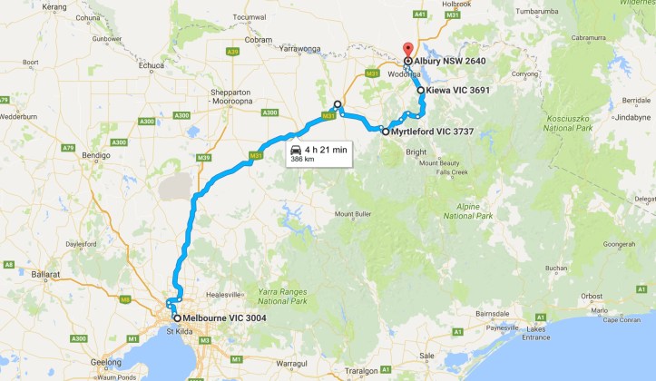 Day 7 - Map - Grom Tourer - Melbourne to Albury.jpg